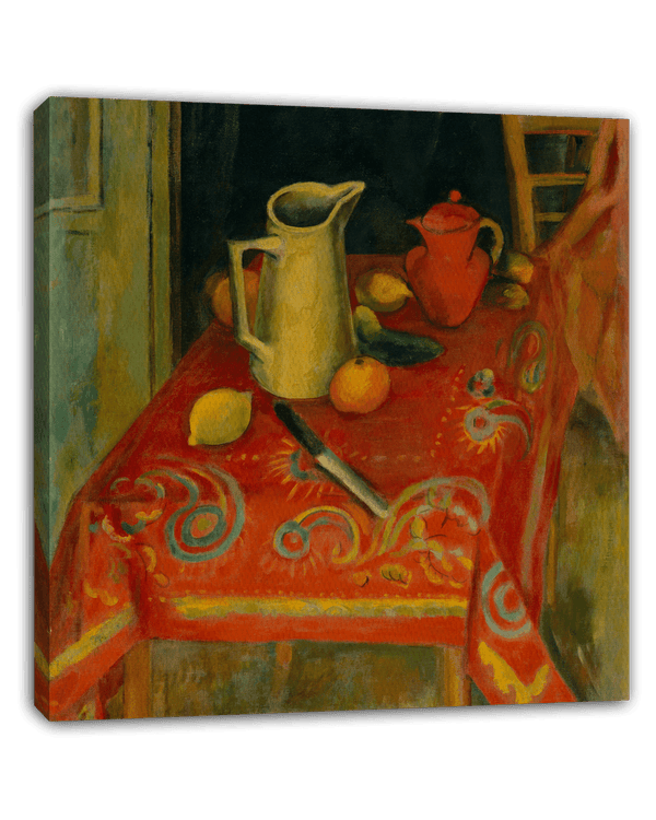 Samuel Halpert - Die rote Tischdecke