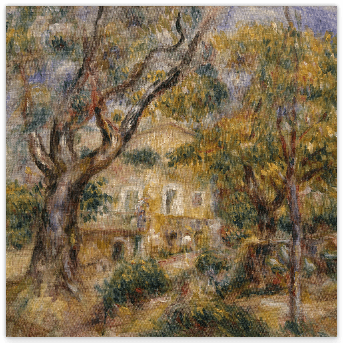 Auguste Renoir - The Farmhouse at Les Collettes, Cagnes