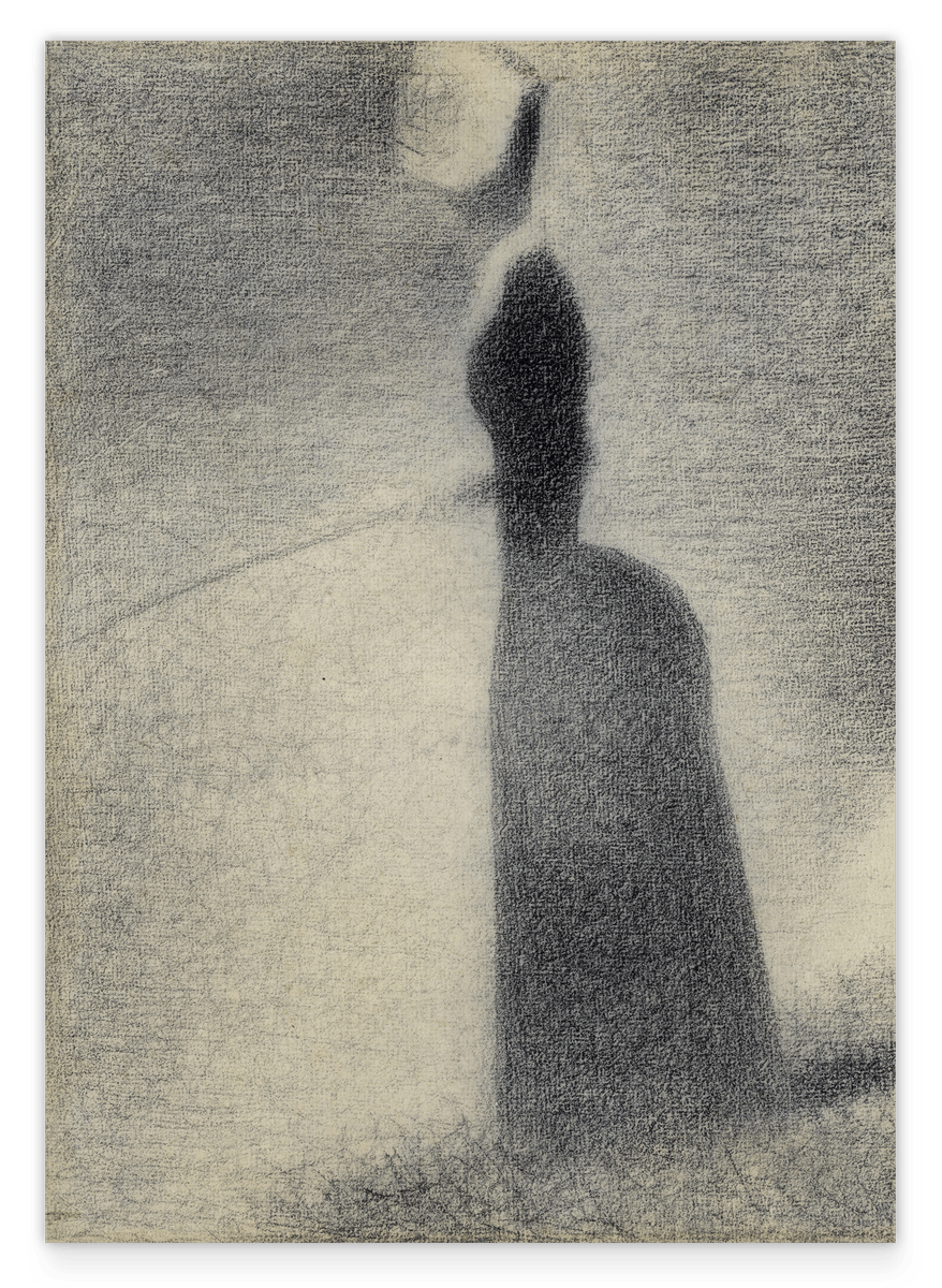 Georges Seurat - A Woman Fishing