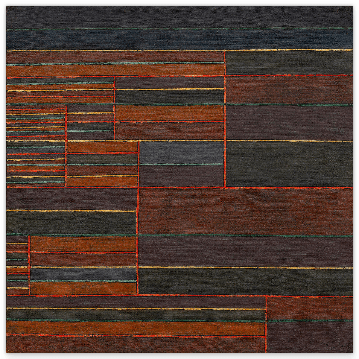 Paul Klee - In the current six sleepers