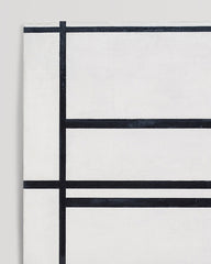 After Hover: Piet Mondrian - Composition No. 1 with Grey and Red 1938 / Composition with Red 1939
