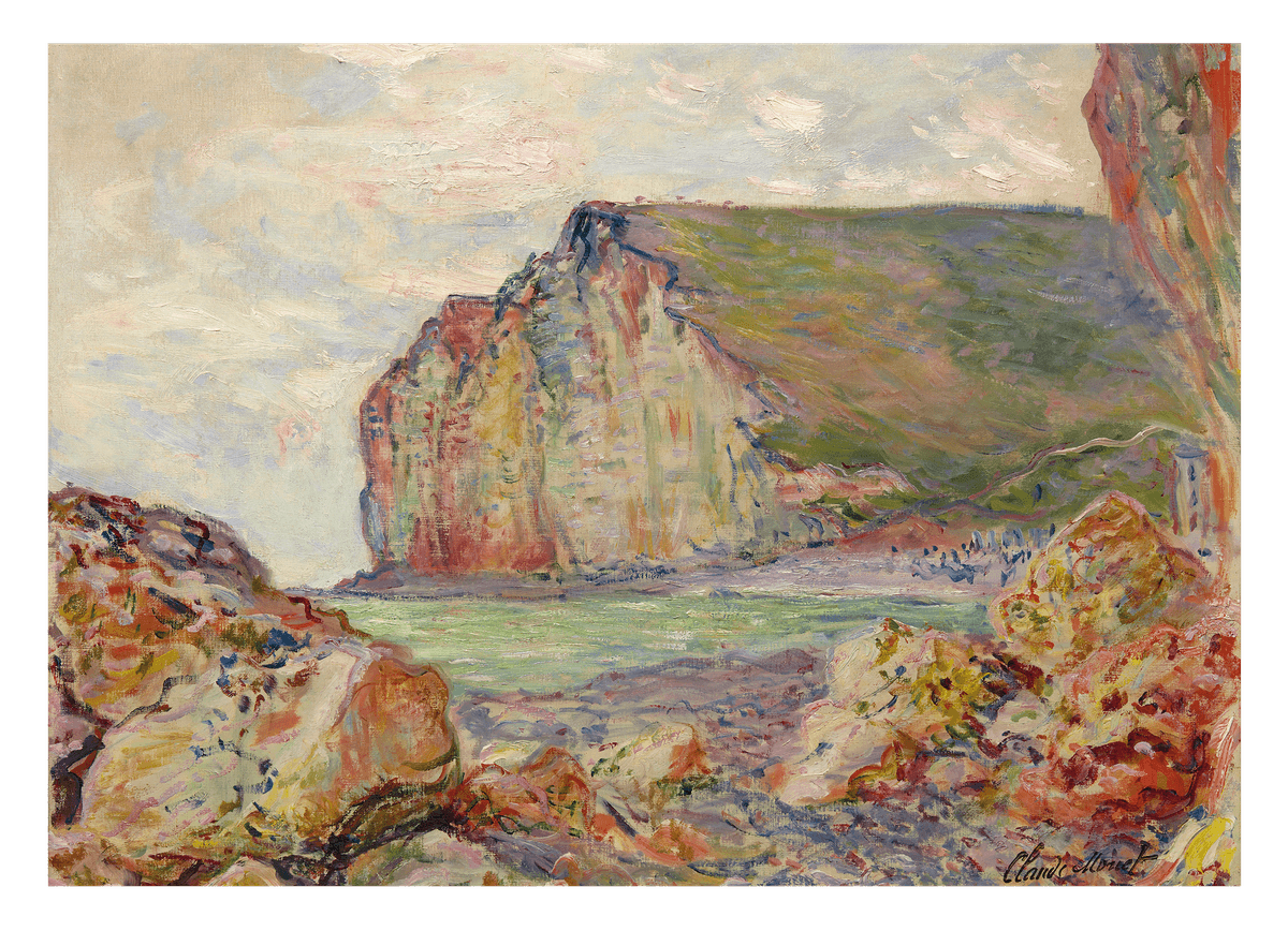 Claude Monet - Cliffs of Small Plates
