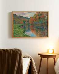 After Hover: Claude Monet - Der Arm von Jeufosse, Herbst