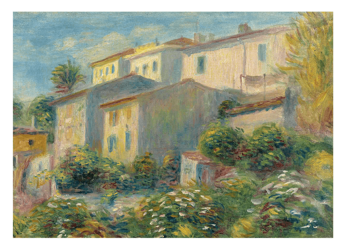 Pierre Auguste Renoir - View of the Post Office in Cagnes