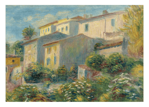Pierre Auguste Renoir - Blick auf die Post in Cagnes