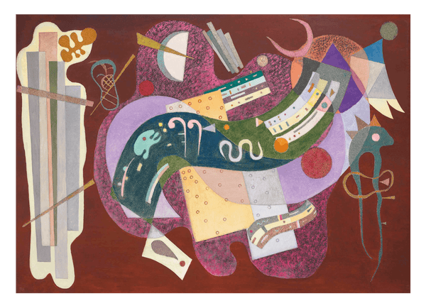 Wassily Kandinsky - Starr und gebogen