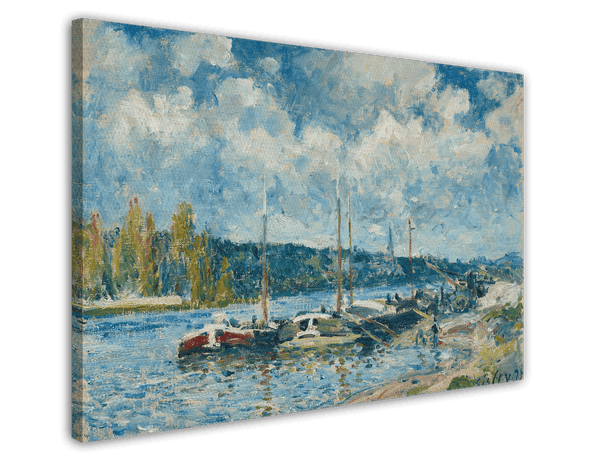 Alfred Sisley - Die Seine bei Bougival