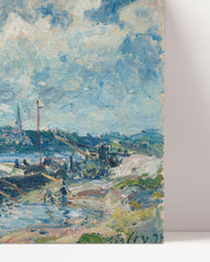 After Hover: Alfred Sisley - The Seine at Bougival