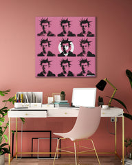 After Hover: Banksy Punk - Andy Warhol Pop-Art Modern Street-Art - Moderner Kunstdruck Klein bis Groß XXL - Geschenk Wohnzimmer, Schlafzimmer