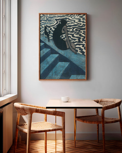 Leon Spilliaert-Frau-mit-Hund-Wandbild-kaufen