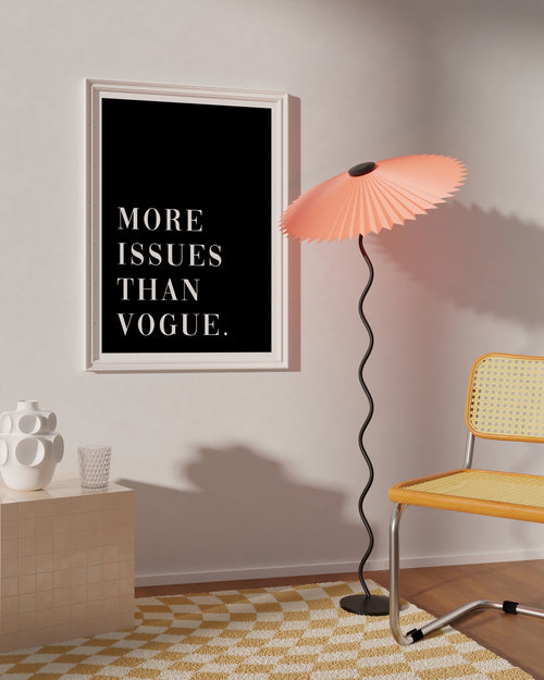 Vogue Poster Spruch