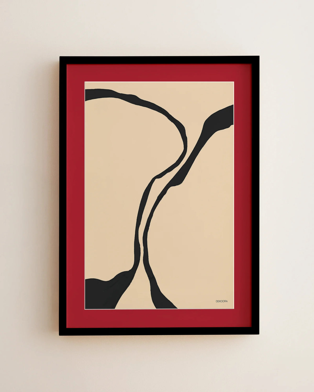 Cherry Red Passepartout