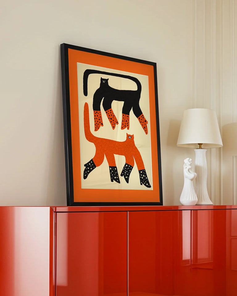 Orange Passepartout