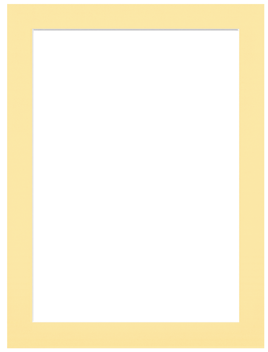 Butter Yellow Passepartout