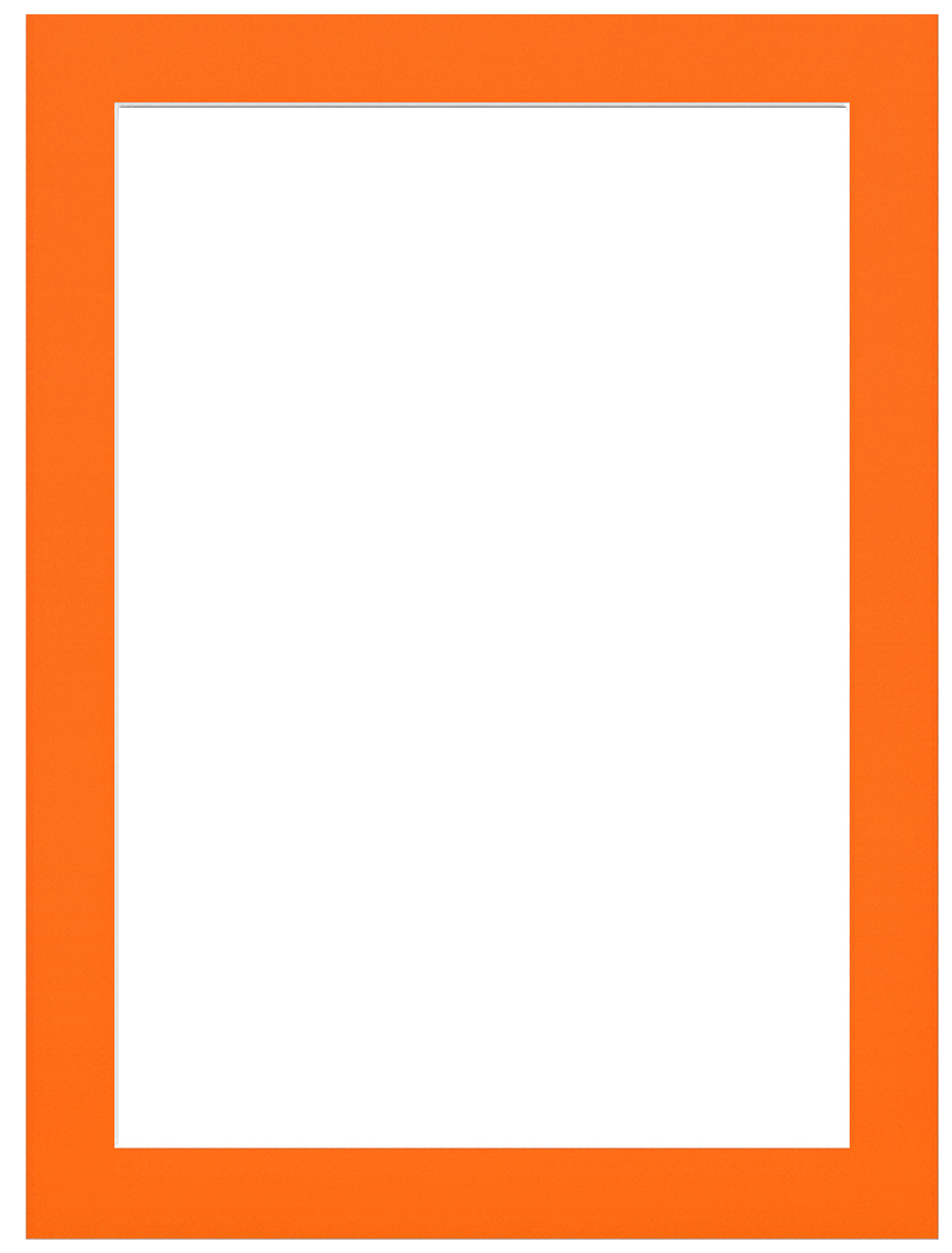 Orange Passepartout