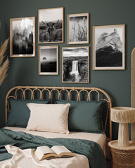 After Hover: Set of 6 posters: "Nature in black and white"