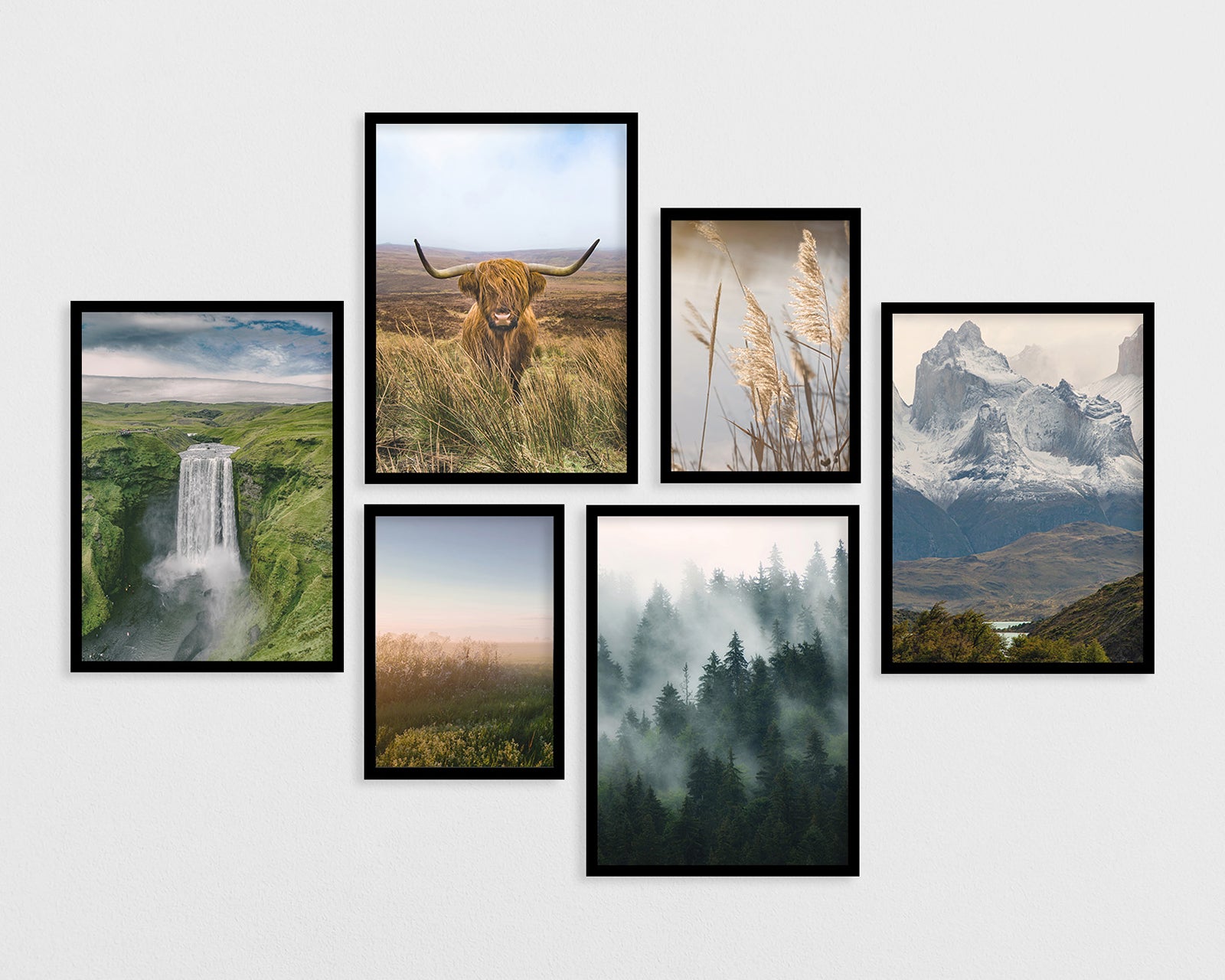 Set of 6 posters: 