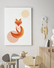 After Hover: Kindermotiv Fuchs Abstrakt
