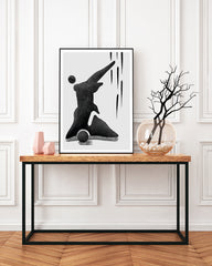 After Hover: The Raincaller - Abstract in Black and White