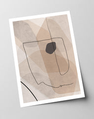 After Hover: Le chemin est le but - Formes abstraites en brun