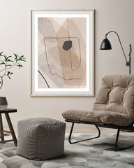 After Hover: The journey is the destination - Abstract forms in brown