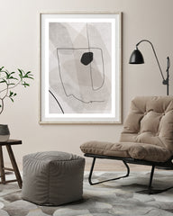 After Hover: The journey is the destination - Abstract forms in gray