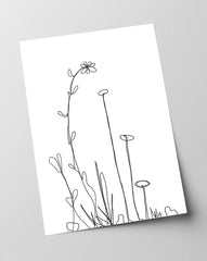 After Hover: Dessin minimaliste - Fleurs