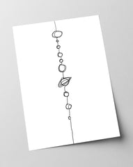 After Hover: Dessin minimaliste - Planètes