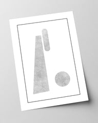 After Hover: Formes organiques en gris