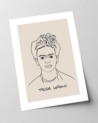 After Hover: Illustration de Frida Kahlo I