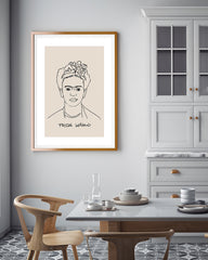After Hover: Illustration by Frida Kahlo I