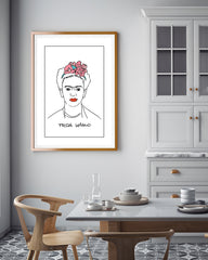 After Hover: Illustration of Frida Kahlo II