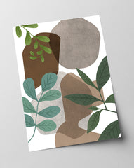 After Hover: Hommage à la nature - Formes abstraites et feuilles