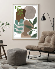 After Hover: Homage to nature - Abstract shapes and leaves
