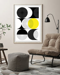After Hover: Circles in various variations - Yellow