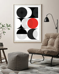 After Hover: Circles in various variations - Red