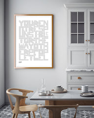 After Hover: Letters No. 015 - Grey