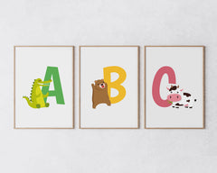 After Hover: Poster-Set "A B C"